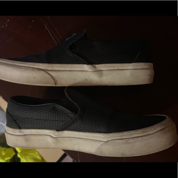 Vans Leather Slip-Ons - Picture 2 of 4